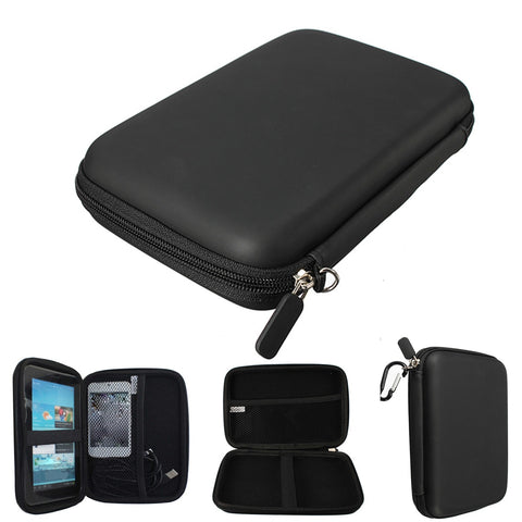 GPS Navigation Protection Package Hard Disk Drive HDD Tablet Cover Bag PU Hard Shell Carry Case Bag Cover Protector 7 Inches