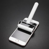 6cm 10cm Mobile Phone Film Dust Roller Tool For Tablet Screen Protector Rubber Stainless Steel Roller Universal For iPhone