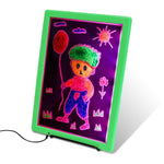 LED Luminous Children Drawing Board Ultra Thin Drawing Painter Graffiti Scrawl Painting Board For Indoor Display