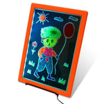 LED Luminous Children Drawing Board Ultra Thin Drawing Painter Graffiti Scrawl Painting Board For Indoor Display