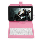 Durable Shell Stand Keyboard Case Tablet Case with Keyboard 7 Inch Mount Holder Tablet Cover